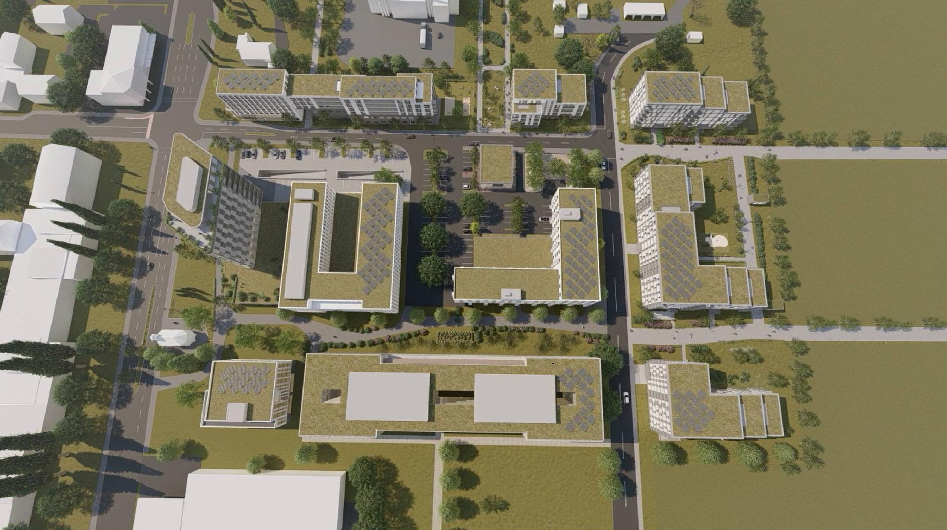 Lageplan und Verkehrsanbindung des Anna Quartiers